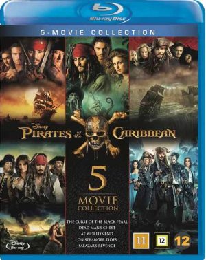 PIRATES OF CARRIBEAN 1-5 BOX (5 disc) - Blu-ray PIRATES OF CARRIBEAN 1-5 BOX (5 disc) - Blu-ray